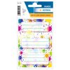Etichete scolare autoadezive, 9 buc/set, HERMA Vario