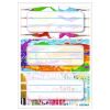 Etichete scolare autoadezive, 9 buc/set, HERMA Vario