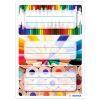 Etichete scolare autoadezive, 9 buc/set, HERMA Vario