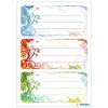 Etichete scolare autoadezive, 9 buc/set, HERMA Vario