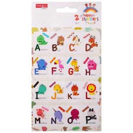 Sticker litere de tipar, 32 buc/set, TANEX