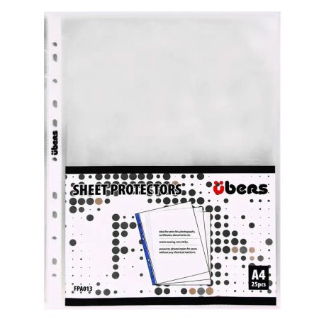 File protectie cristal, 75 microni, 25 buc/set, UBERS Strong