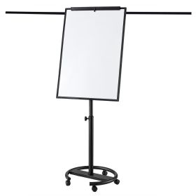 Flipchart magnetic mobil 70x100 cm, cu brate laterale