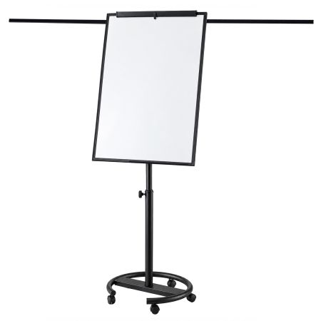 Flipchart magnetic mobil 70x100 cm, cu brate laterale