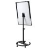 Flipchart magnetic mobil 70x100 cm, cu brate laterale