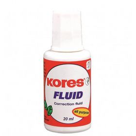 Fluid corector cu pensula KORES, 20 ml