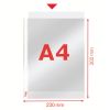 File protectie cristal, 55 microni, 100 buc/cutie ESSELTE