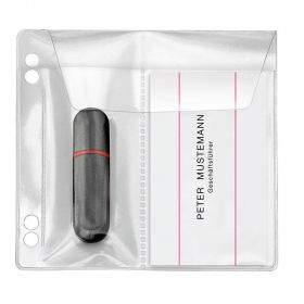 Plic plastic pentru stick USB si carte de vizita VELOFLEX, 5 buc/set