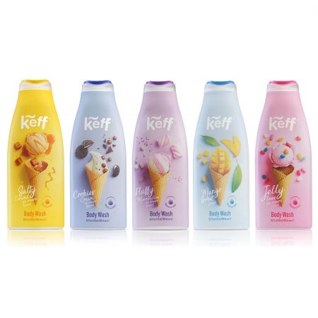 Gel de dus KEFF Body Wash Ice Cream, 500 ml