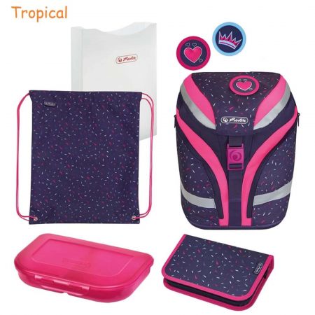 Ghiozdane echipate fete HERLITZ SoftFlex Plus