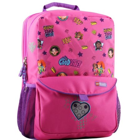 Ghiozdan fete LEGO Core Line Belight Friends Good Vibes