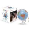 Glob pamantesc iluminat, interactiv 30 cm Parlamondo