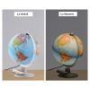 Glob pamantesc iluminat, interactiv 30 cm Parlamondo