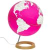 Glob pamantesc iluminat, 33 cm, Fuchsia 45161