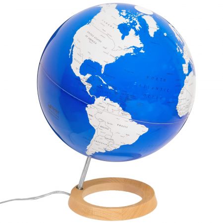 Glob pamantesc iluminat, 33 cm, Sapphire 45151