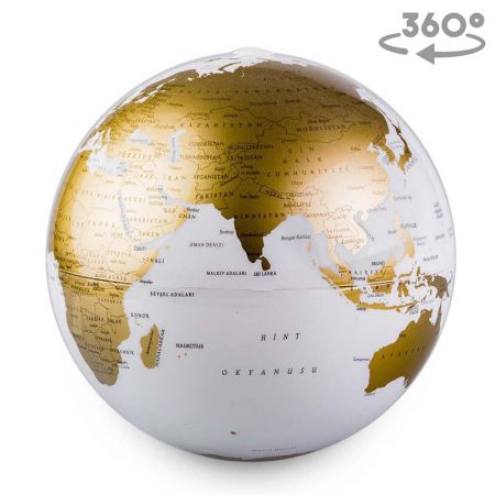 Glob pamantesc rotativ, 15 cm, Gold 42155