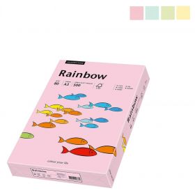 Hartie colorata A3 RAINBOW Pastel, 80 g/mp, 500 coli/top