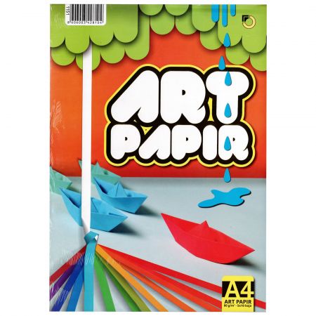 Hartie colorata A4, asortata, Art Papir 1151, 80 g/mp, 50 coli/t