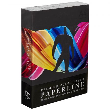 Hartie neagra A4 PAPERLINE, 80 g/mp, 500 coli/top
