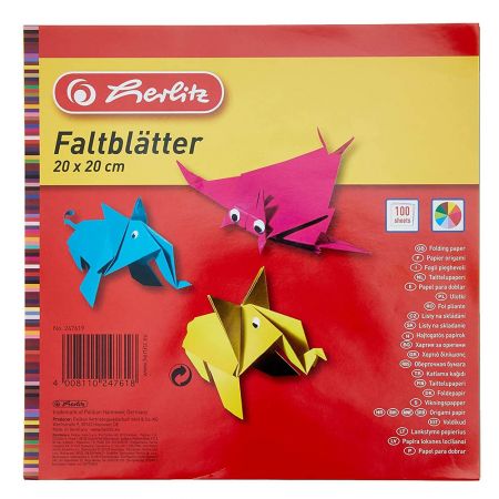 Hartie origami 20x20 cm HERLITZ