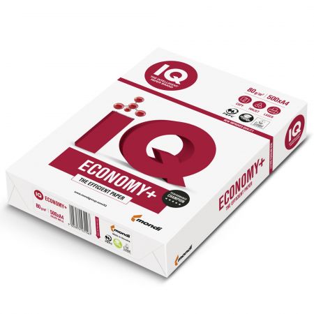 Hartie MONDI IQ Economy A4, 80 g/mp, 500 coli/top