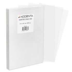 Calc A4, 92 g/mp, 100 coli/top, ACCENTA