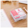 Cub din hartie alba 91x87 mm cu suport, 300 file/set, DELI 7600