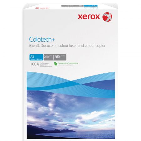 Hartie XEROX Colotech+, A3, 200 g/mp, 250 coli/top