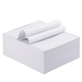 Hartie cu perforatii A4, autocopiativa, 2 exemplare, alb/alb, 55 g/mp, 800 seturi