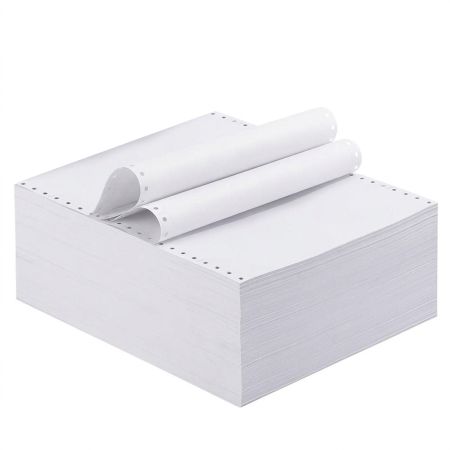 Hartie cu perforatii A4, autocopiativa, 2 exemplare, alb/alb