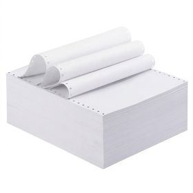 Hartie cu perforatii A4, autocopiativa, 3 exemplare, alb/alb/alb, 55 g/mp, 600 seturi