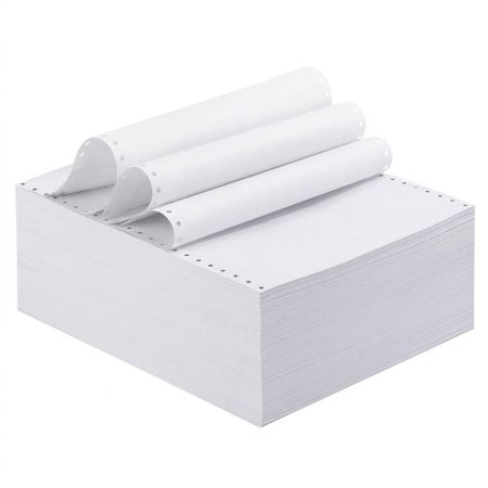 Hartie cu perforatii A4, autocopiativa, 3 exemplare, alb/alb/alb