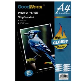 Hartie foto inkjet lucioasa A4, 200g/mp, 20 coli/top