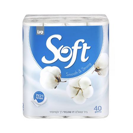 Hartie toaleta SANO Soft White, 40 role/set