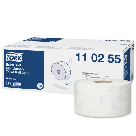 Hartie igienica TORK Mini Jumbo Extra Soft Premium T2 3 straturi