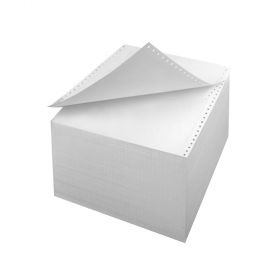 Hartie cu perforatii A4, autocopiativa, 2 exemplare, alb/alb, 850 seturi