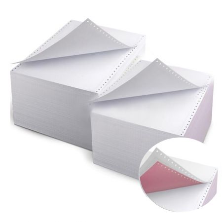 Hartie cu perforatii A3, autocopiativa, 2 exemplare, alb/color, 850 set