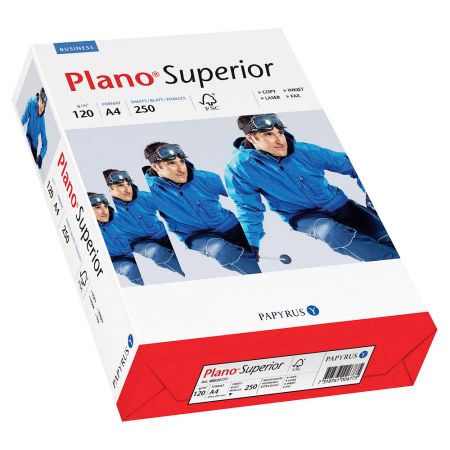 Hartie PLANO Superior, A4, 120 g/mp, 250 coli/top