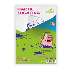 Hartie sugativa A5 10 coli/set ECADA