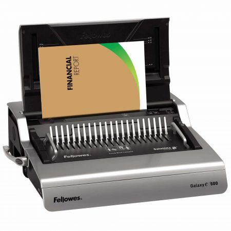 Aparat de indosariat cu inele plastic FELLOWES Galaxy E500