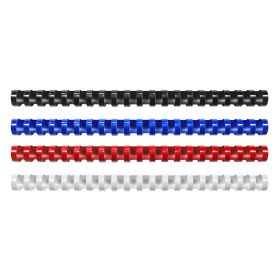 Inele din plastic pentru indosariere, 12 mm, 100 buc/cutie