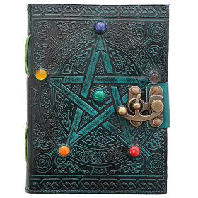 Jurnal vintage 13x17.5 cm, coperta piele, Krashell KDL-404