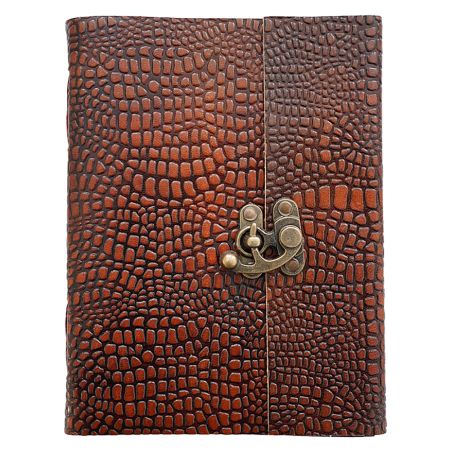 Jurnal vintage A5, coperta piele, Krashell KR-L001