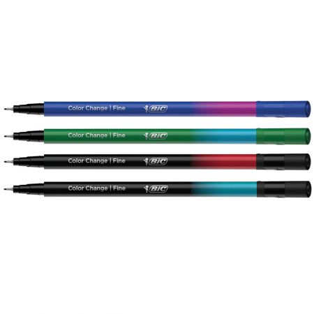 Fineliner varf 0.4 mm BIC Intensity Color Change, 12 buc/set