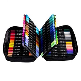 Liner cu 2 capete, 0.4 mm /3 mm, 110 culori/set, DACO PX5110