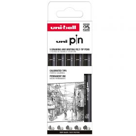 Liner varf 0.2-1.0 mm UNI Pin 200 Fine Line ASP009, 5 buc/set