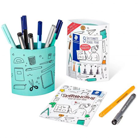 Set schite si desen STAEDTLER Sketchnote School Pens 