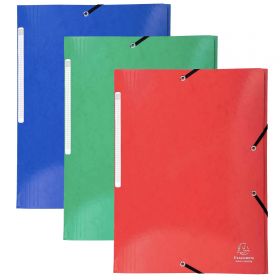 Mapa cu elastic, carton color plastifiat 425 g/mp, EXACOMPTA Maxi Capacity