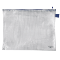 Mapa plastic A4 cu burduf si fermoar, VELOFLEX Mesh Mapa plastic A4 cu burduf si fermoar, VELOFLEX Mesh