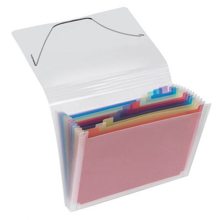 Mapa plastic 12 compartimente VELOFLEX Crysta